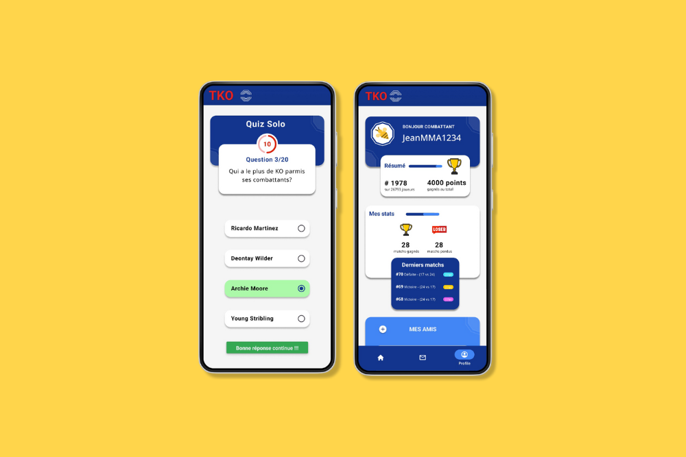 App TKO Quiz vrai faux